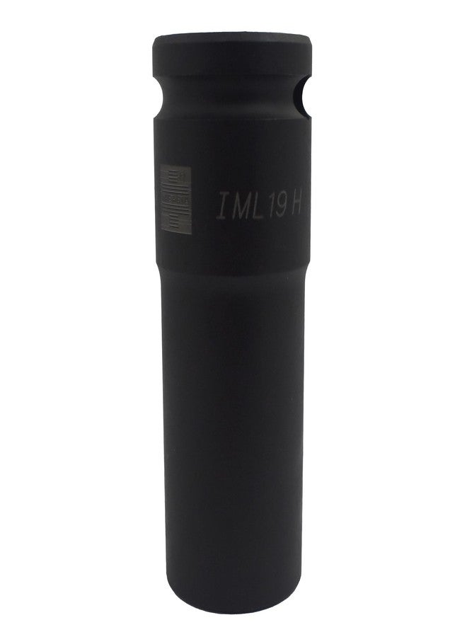 TAPARIA Deep Impact Socket IML 19H, 1/2" (12.7mm) Square drive size, Chrome-Molybdenum Steel for durability and long life, 6 Point Impact Socket for Automobile, Industrial, Construction, Professional - Image 1